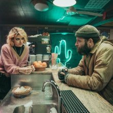 Delta: Alessandro Borghi e Emilia Scarpati Fanetti in una scena del film