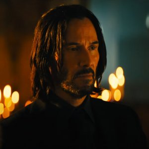 John Wick 4: Keanu Reeves in un primo piano