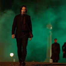 John Wick 4: Keanu Reeves in una sequenza