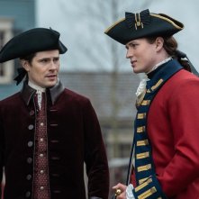 Outlander 7: David Berry e Charles Vandervaart in una foto della serie