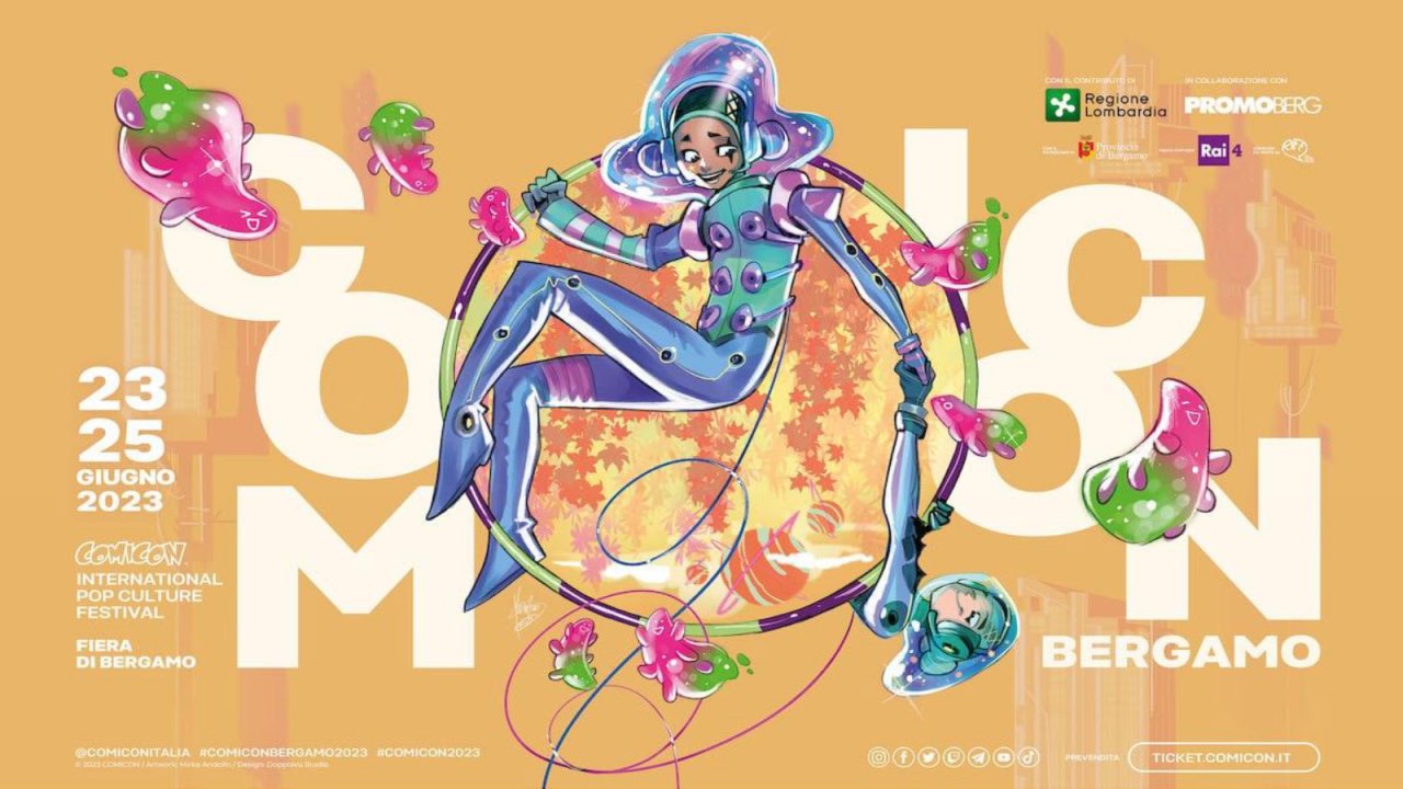 Comicon Bergamo: il poster e i primi ospiti dell'evento che si terrà dal 23 al 25 giugno