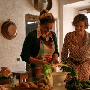 Evelyne tra le nuvole: una scena