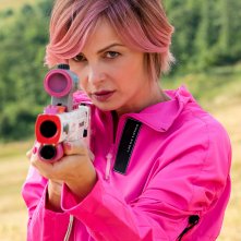 Evelyne tra le nuvole: una foto