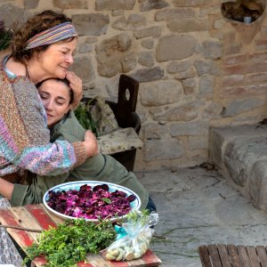 Evelyne tra le nuvole: una foto del film