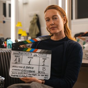 Margherita delle stelle: Cristiana Capotondi sul set del film tv di Giulio Base