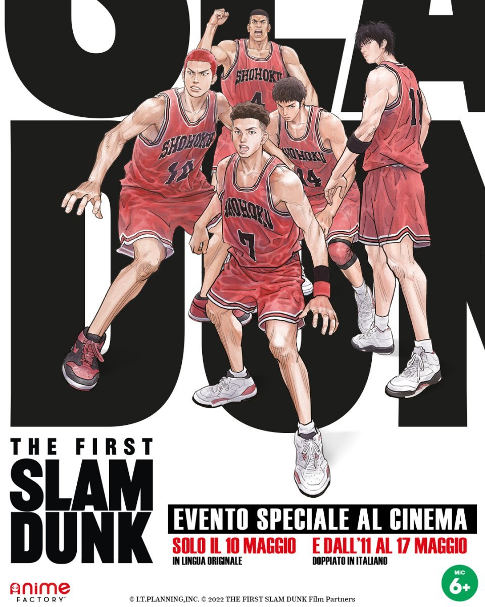 1080X1350 The First Slam Dunk Poster Italiano Ufficiale