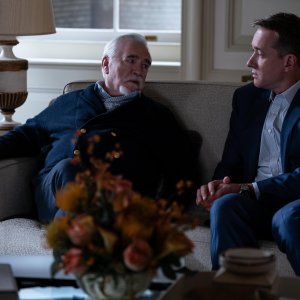 Succession 4: Brian Cox e Matthew Macfadyen in una scena della serie HBO