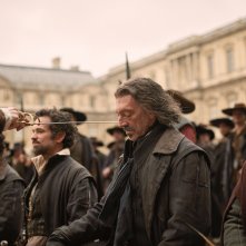 I Tre Moschettieri - D'Artagnan: Vincent Cassel, François Civil durante una scena del film