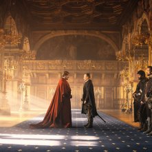 I Tre Moschettieri - D'Artagnan: Vincent Cassel, Romain Duris, Eric Ruf, François Civil, Pio Marmaï in una scena