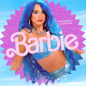 Barbie: il chracter poster di Dua Lipa versione Barbie sirena