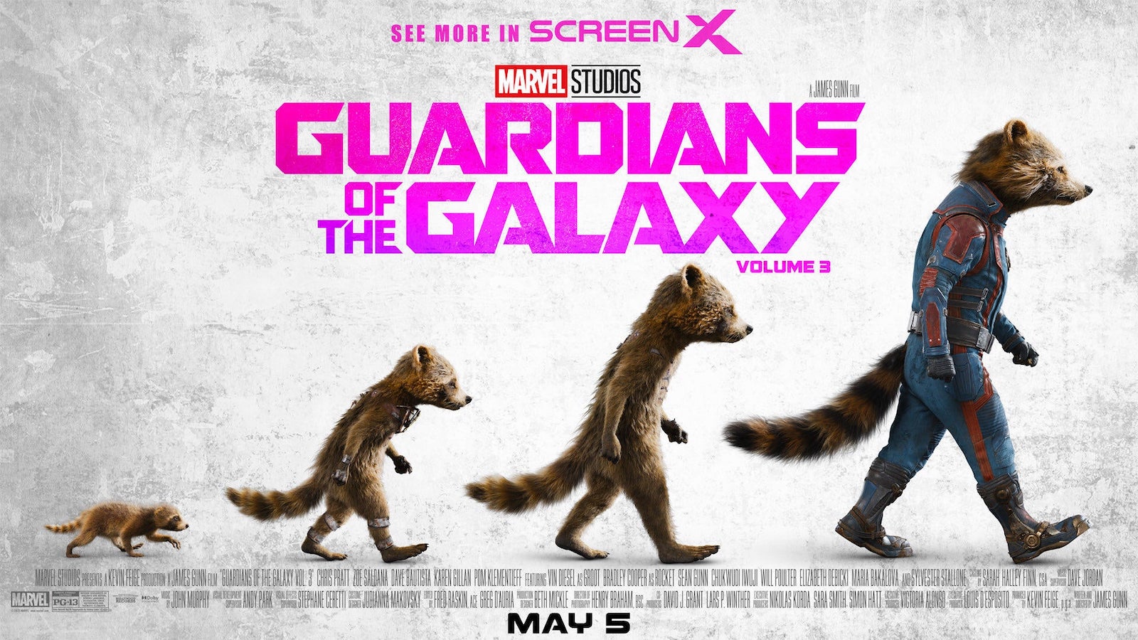 Guardiani della Galassia 3: prevendite aperte e il sensazionale poster IMAX del film Marvel
