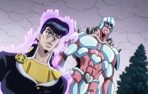 Le bizzarre avventure di Jojo: una scena dell'anime