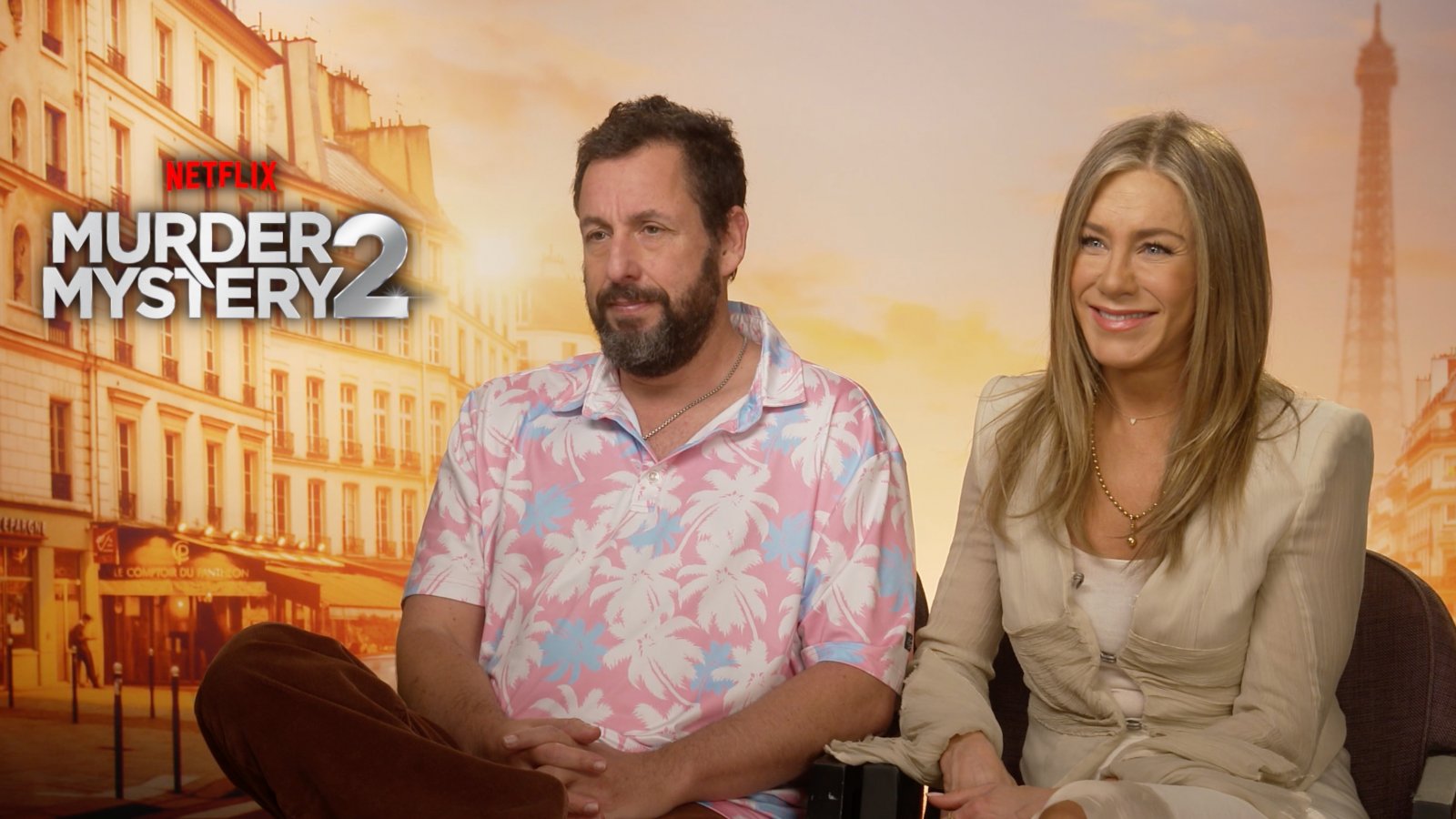 Murder Mystery 2, Adam Sandler: "Jennifer Aniston with jokes is a killer!"