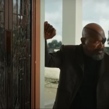 The Marvels: Teyonah Parris, Samuel L. Jackson in una scena del trailer