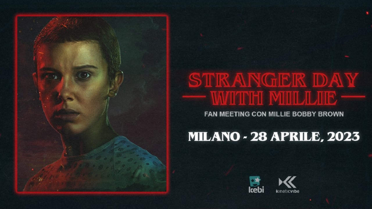 Stranger Things, Millie Bobby Brown arriva in Italia per un evento speciale