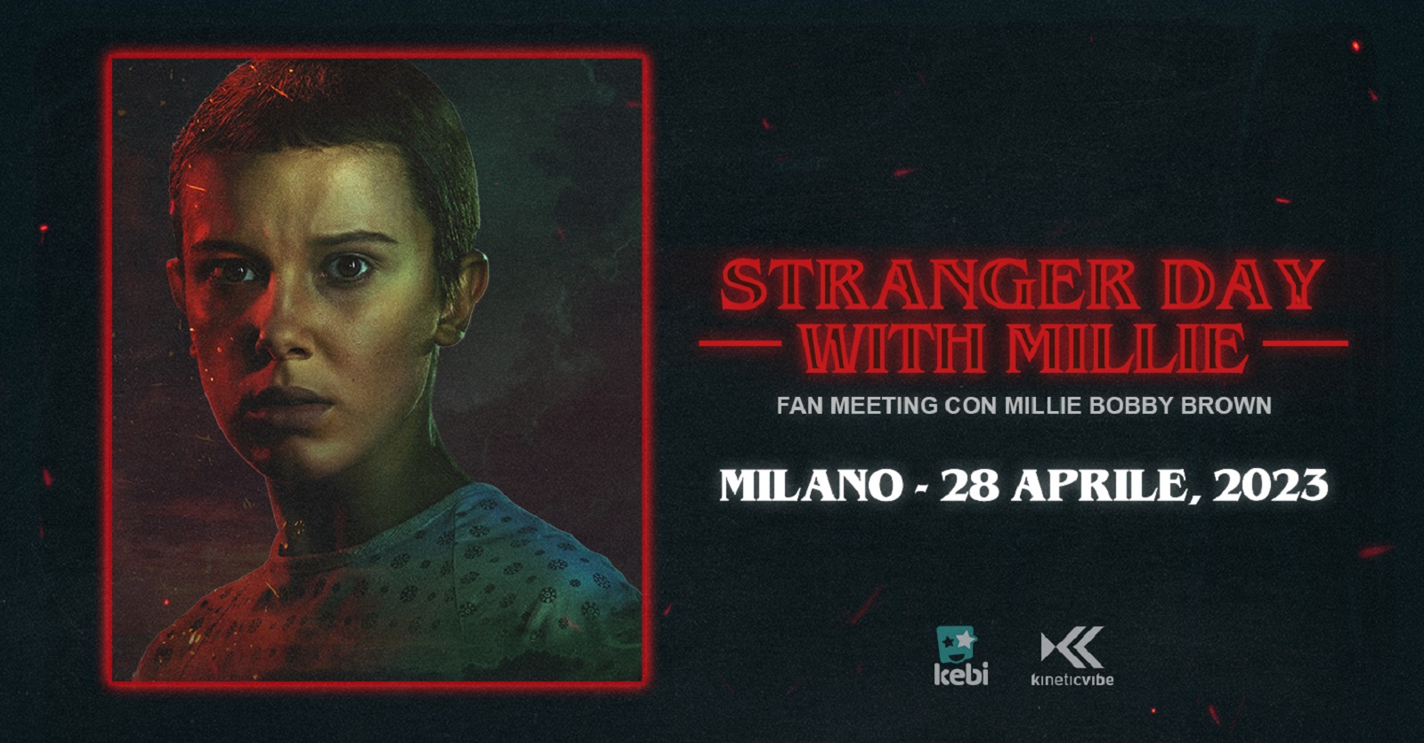 Stranger Things, Millie Bobby Brown arriva in Italia per un evento speciale