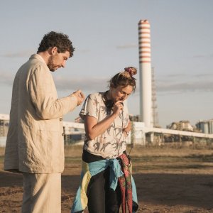 La chimera: Josh O'Connor e Alice Rohrwacher sul set