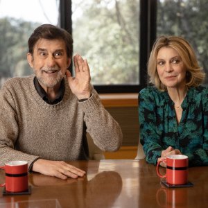Il Sol dell'avvenire: Nanni Moretti  e Margherita Buy in una scena del film