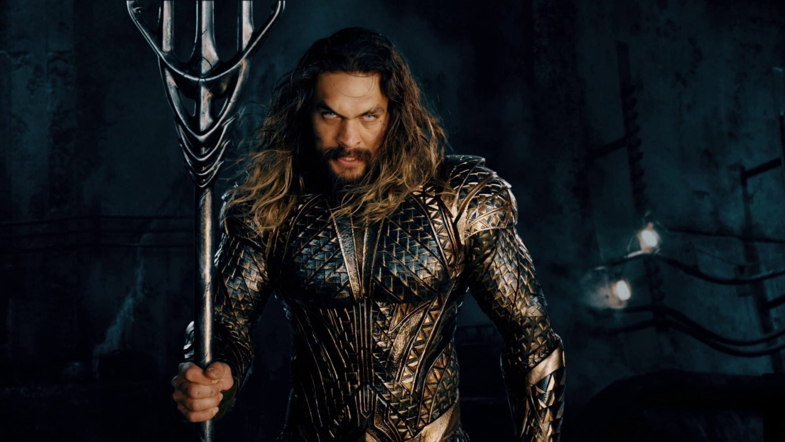 Aquaman and the Lost Kingdom, the first official movie poster starring Jason Momoa from CinemaCon