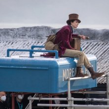 Timothée Chalamet in una foto di Wonka