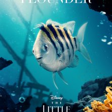 La Sirenetta: il character poster di Flounder
