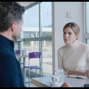 Dark Matter: Alessandro Demcenko, Elisabetta Pellini in una scena del film