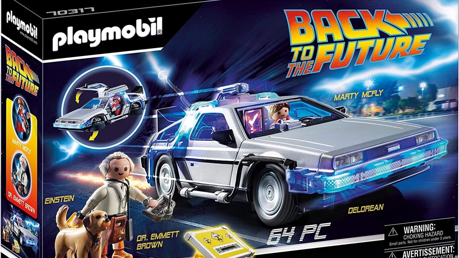 Ritorno al Futuro: il dettagliatissimo set Playmobil della DeLorean è in offerta su Amazon