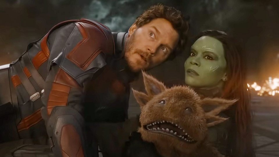 Guardians Of The Galaxy 3 Peter Quill Star Lord Gamora Chris Pratt Zoe Saldana Jx4Ete0