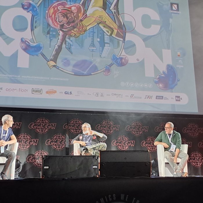 Gipi  e Valerio Mastandrea incontrano il pubblico al Comicon 2023