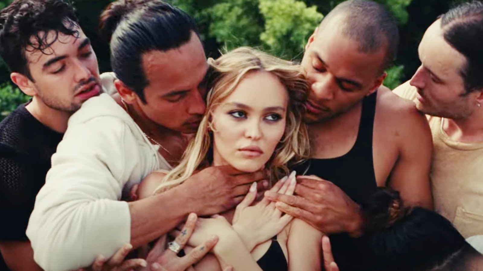 The Idol: Lily-Rose Depp and The Weeknd in the new key art of the Sky series
