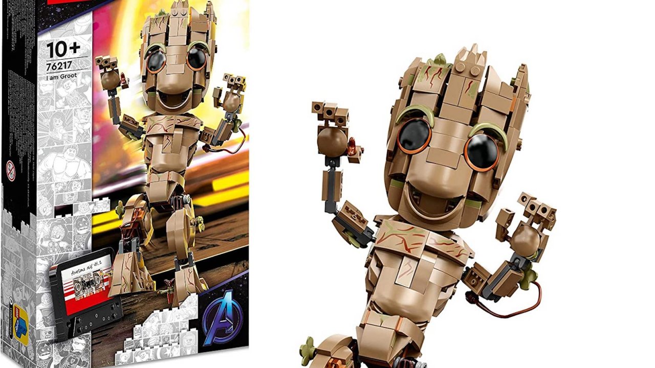 Guardiani della Galassia: il dolcissimo set LEGO Marvel di Baby Groot è su Amazon a un prezzo imperdibile