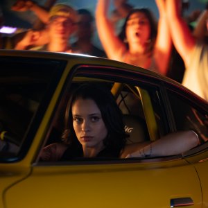 Fast X: Daniela Melchior durante una scena del film