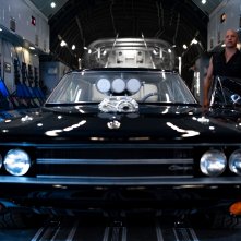 Fast X: Vin Diesel durante una scena