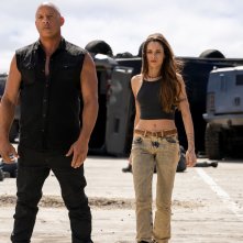 Fast X: Vin Diesel e Daniela Melchior in una scena del film
