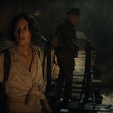 Indiana Jones e il Quadrante del Destino: Phoebe Waller-Bridge e Harrison Ford in una foto del film