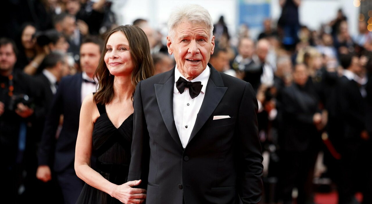 Harrison Ford con Calista Flockhart al Festival di Cannes 2023