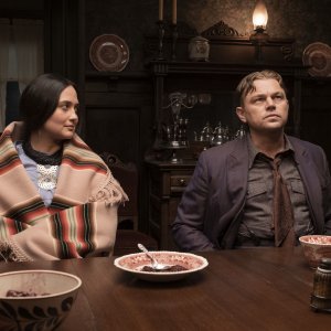 Killers of the Flower Moon: Leonardo DiCaprio e Lily Gladstone nella prima foto