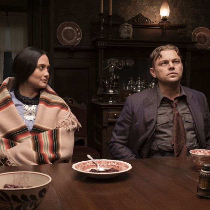 Killers of the Flower Moon: Leonardo DiCaprio e Lily Gladstone nella prima foto