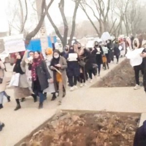 Bread and Roses: un momento del film