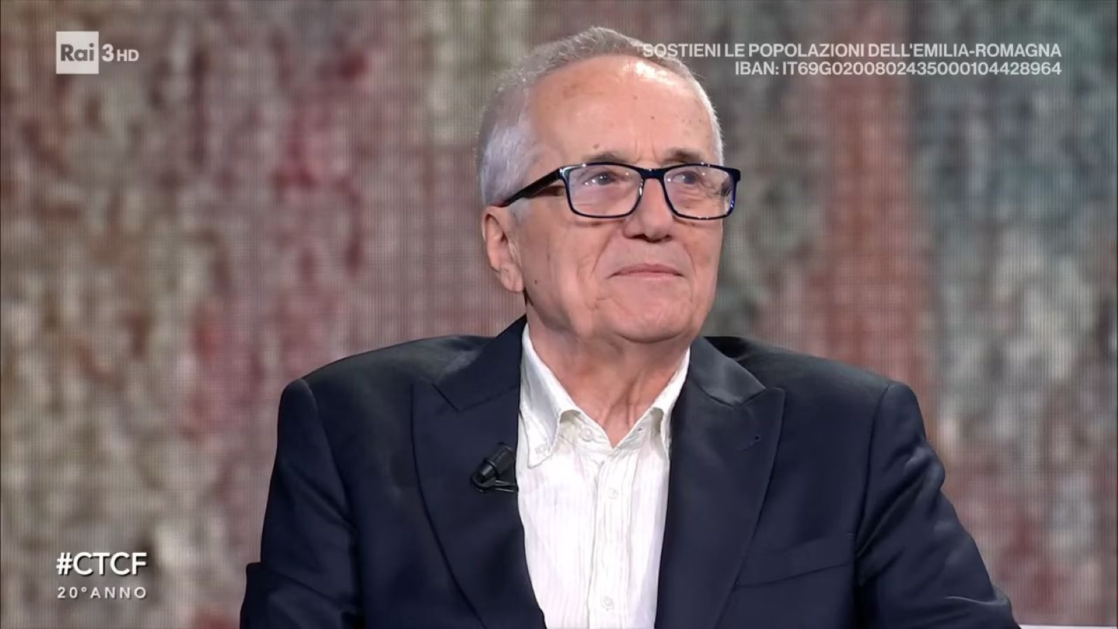 Marco Bellocchio a Che Tempo Che Fa: 'Mi piace ancora fare il cinema, l'entusiasmo non mi manca'