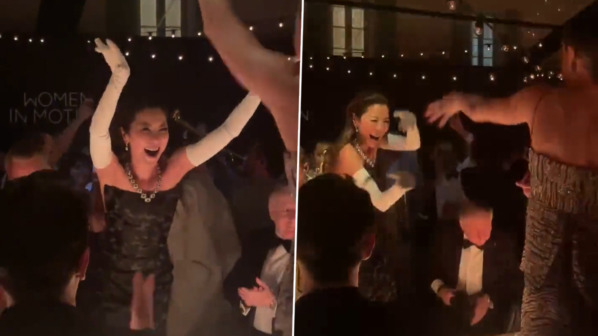 Cannes 2023, Michelle Yeoh e Brie Larson scatenate in pista durante un party