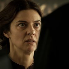 Rapito: Barbara Ronchi in un primo piano