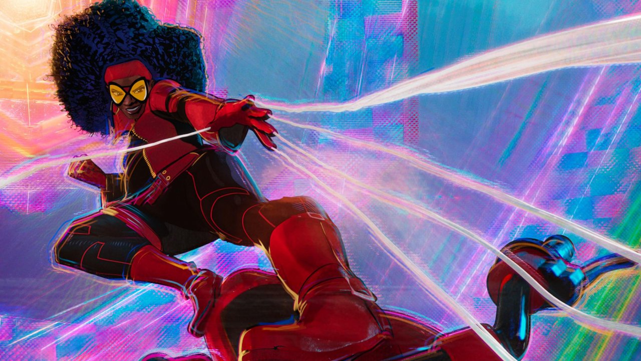 Una scena di Spider-Man: Across the Spider-Verse