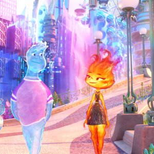 Elemental: una scena del film animato