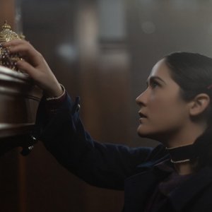 Orphan: First Kill: Isabelle Fuhrman in una scena del film