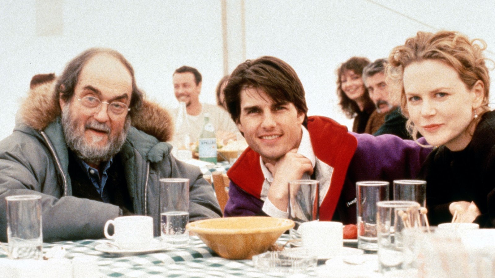 Stanley Kubrick, Tom Cruise e Nicole Kidman sul set di Eyes Wide Shut