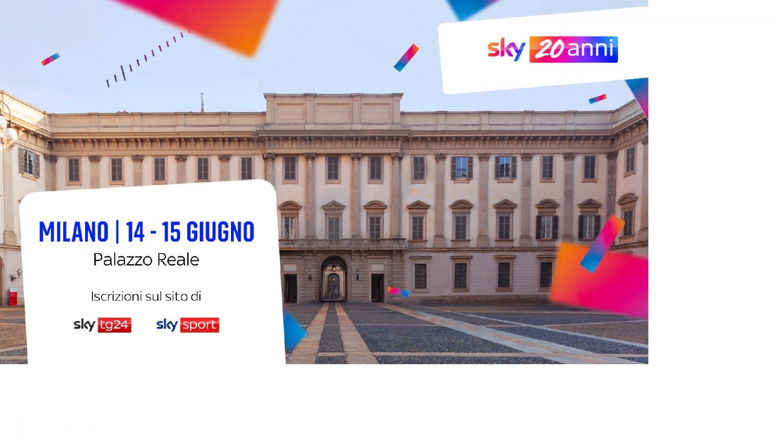 Sky compie 20 anni: rivelati gli ospiti del grande evento di Milano