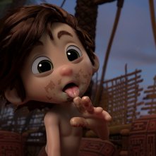 Blu e Flippy - Amici per le pinne: una scena del film d'animazione