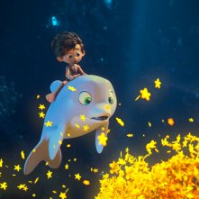 Blu e Flippy - Amici per le pinne: una scena del film animato