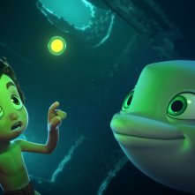 Blu e Flippy - Amici per le pinne: un frame del film d'animazione